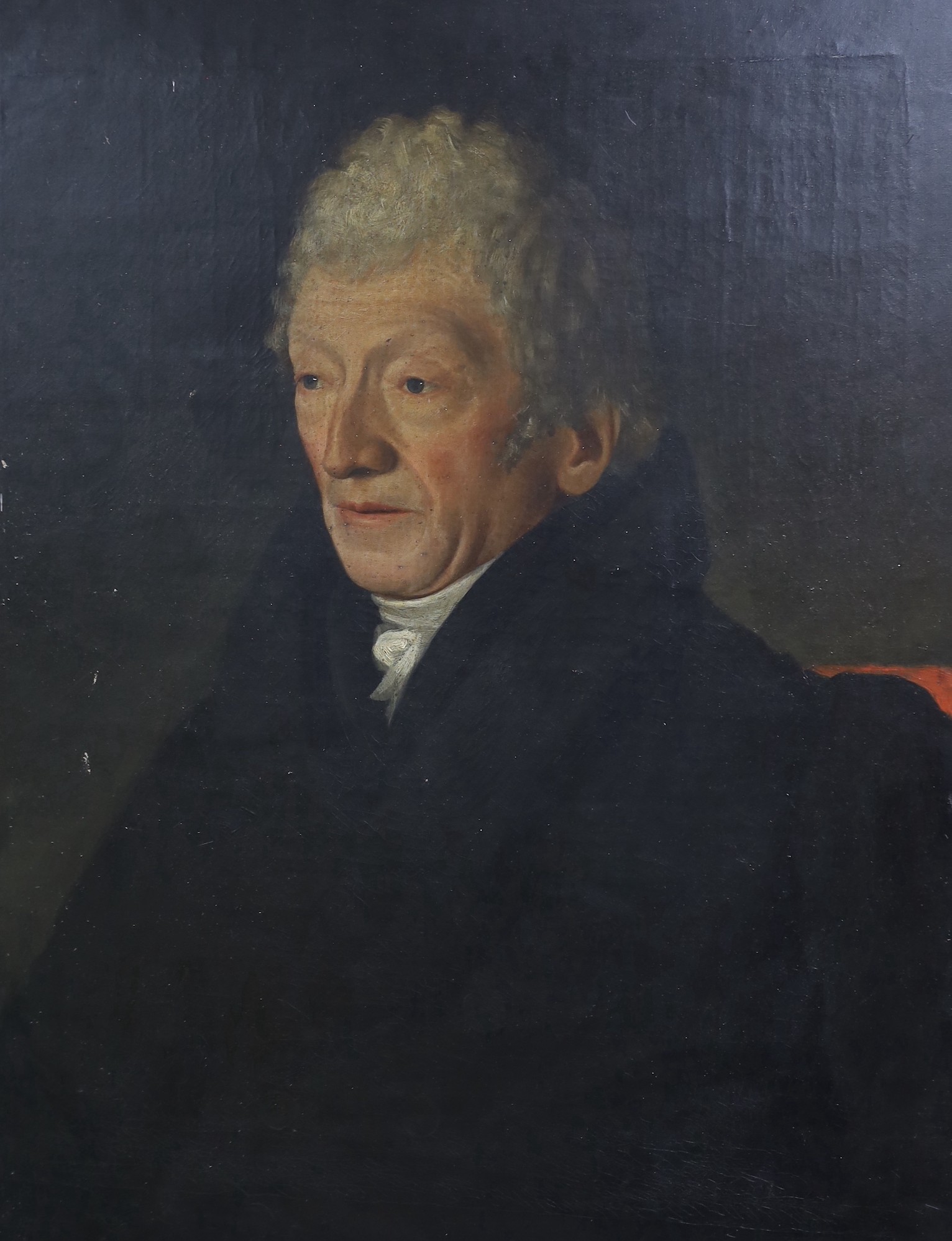 Early 19th century English School, oil on canvas, Portrait of James Stedman of Whinfield (1748-1830), inscribed verso, 75 x 62cm